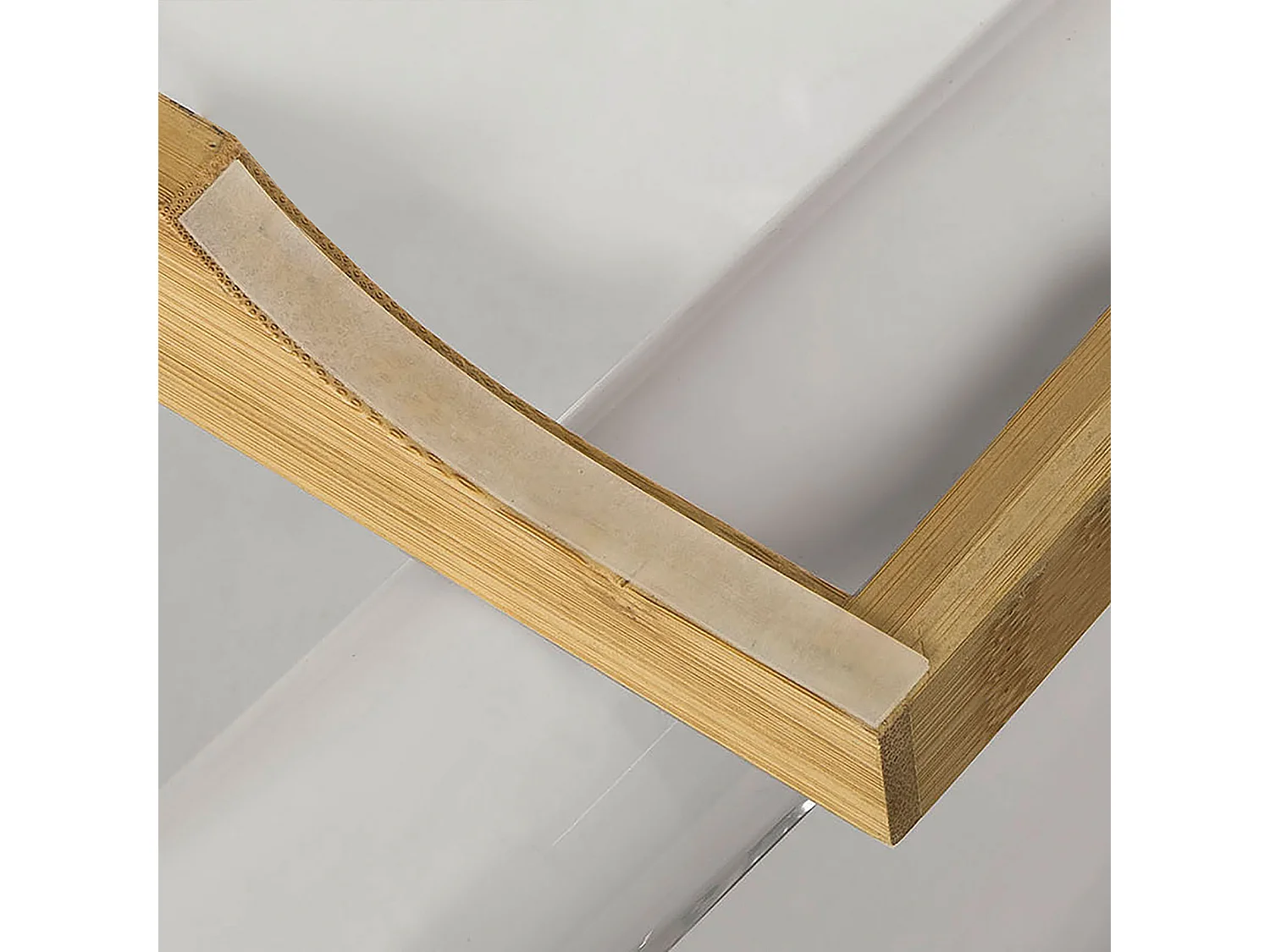 SoBuy FRG207-N Badplank van Bamboe Hout Verstelbaar - Badrek Houders