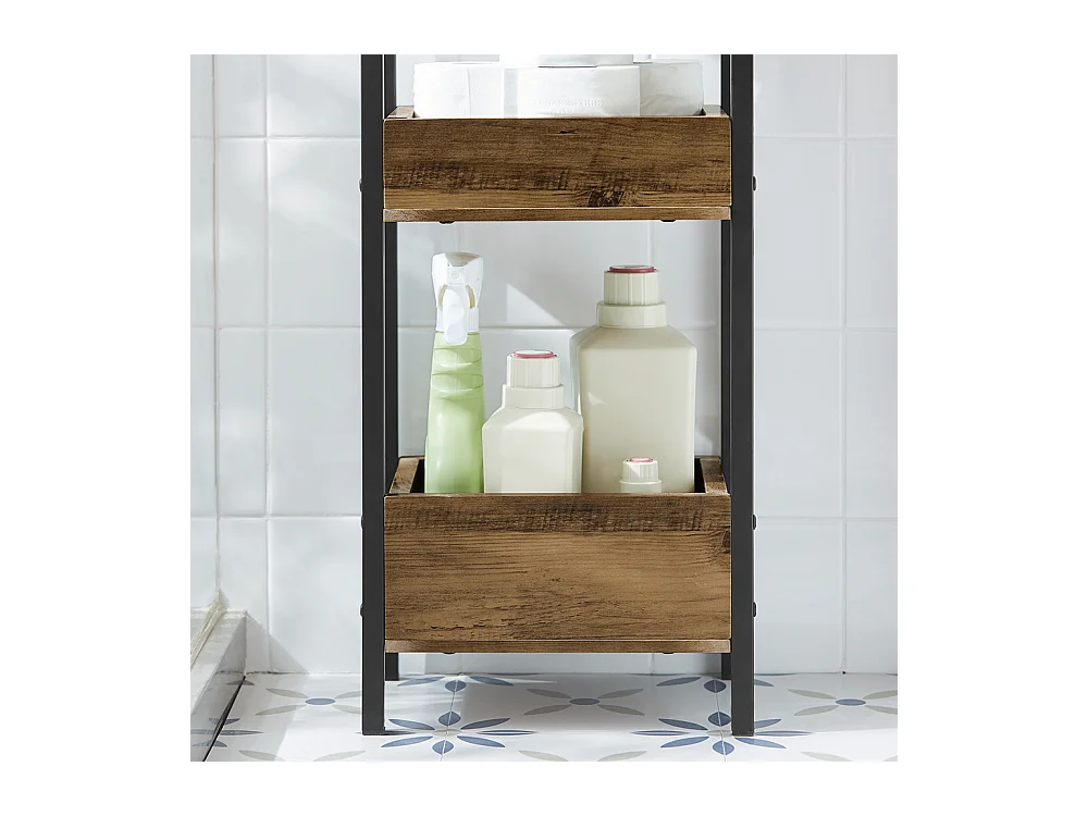 Badregal FRG226-F 28 x 74 x 20 cm Braun