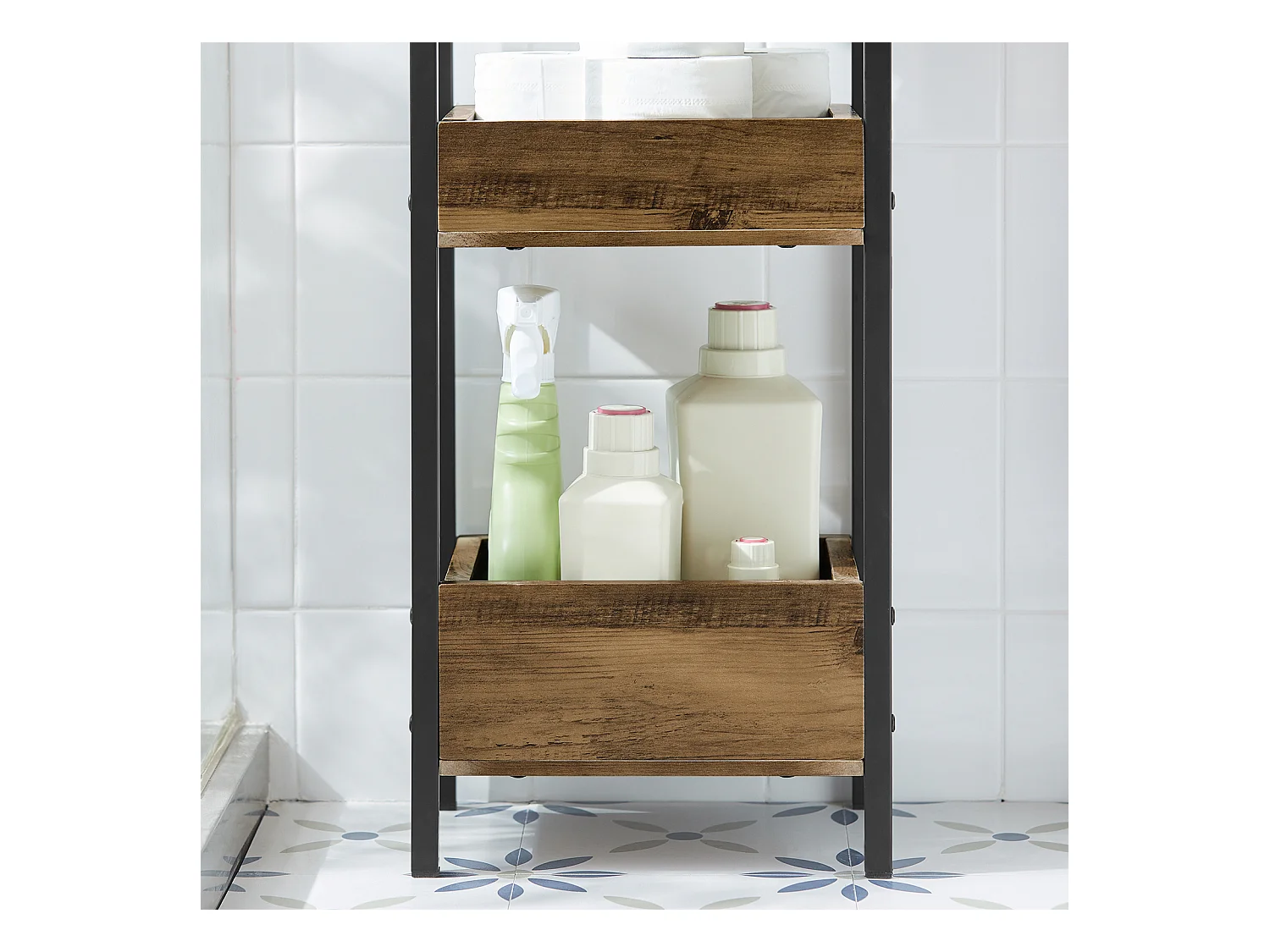 Badregal FRG226-F 28 x 74 x 20 cm Braun