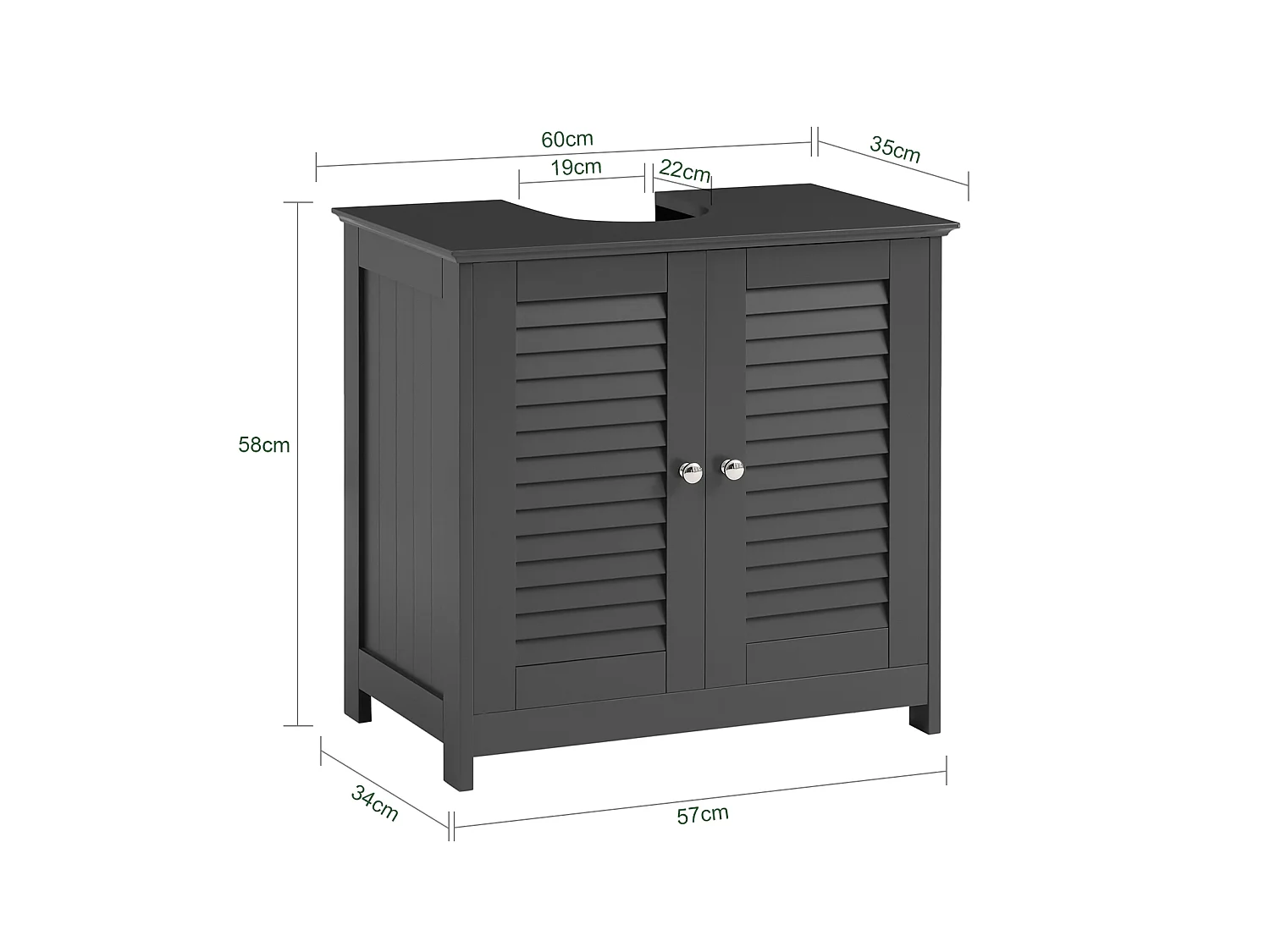 Entrance Bench with Storage - Sliding Barn Doors - Modern