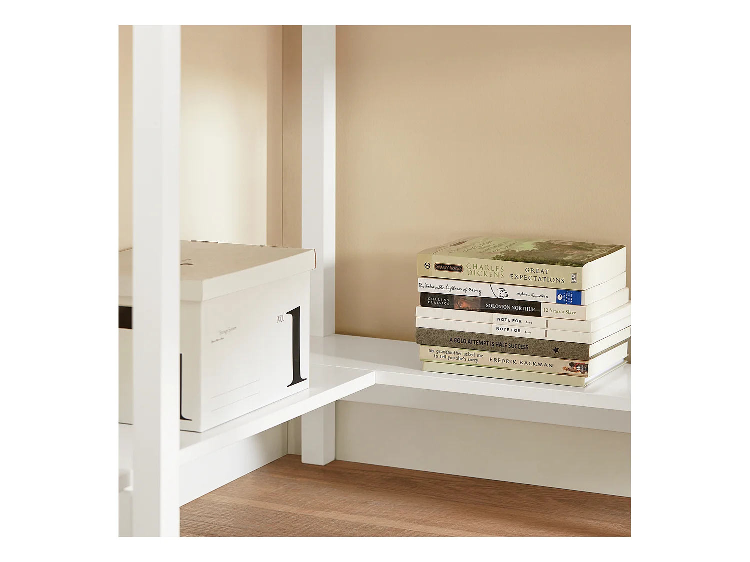 SoBuy FWT31-W Hoekbureau Bureau Tafel Computertafel met Lade - Wit - 76x76x76cm