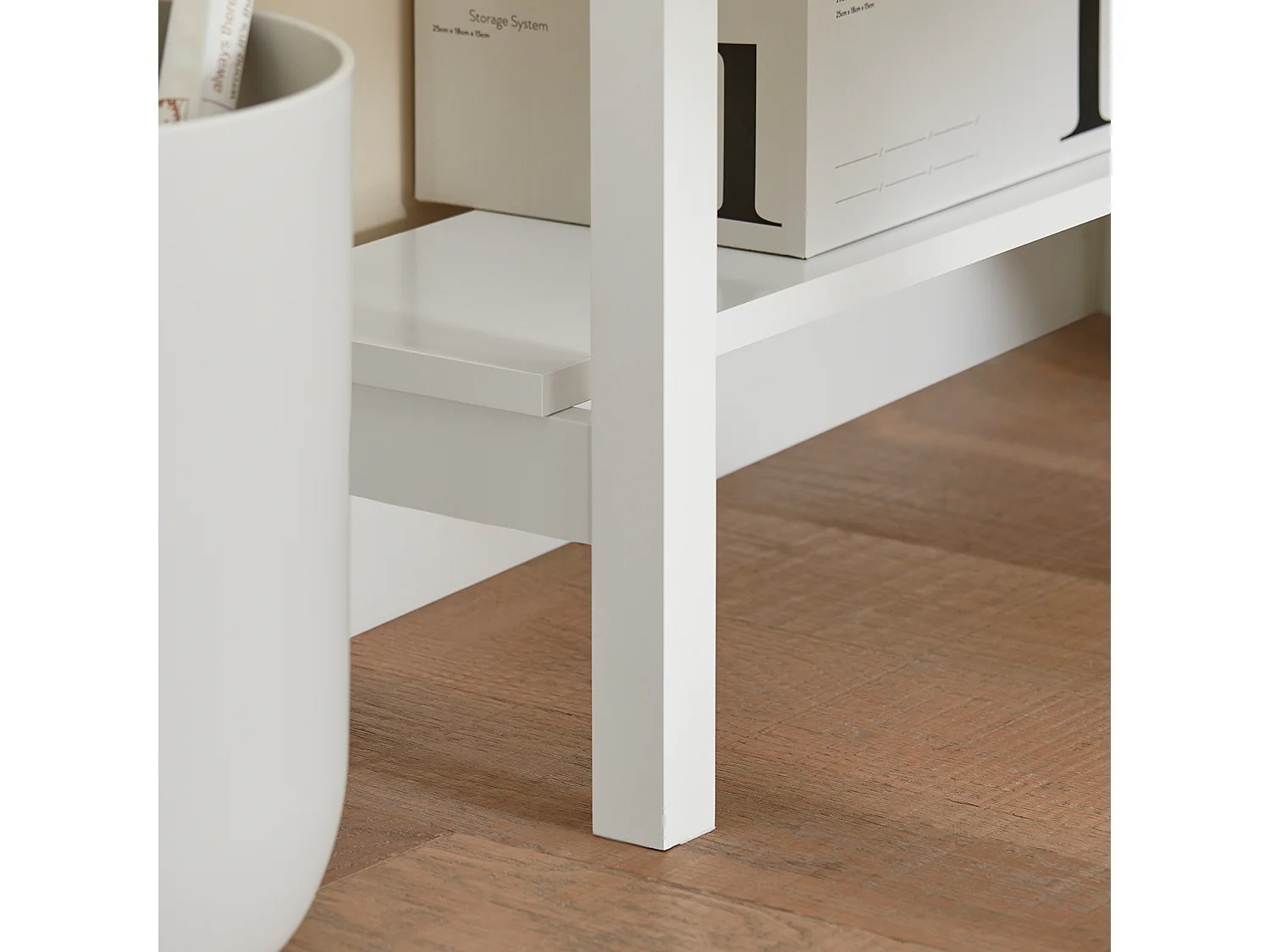 Mesa de Ordenador, Mesa de Escritorio con un Cajón, Triangular,Blanco,FWT31-W SoBuy ES