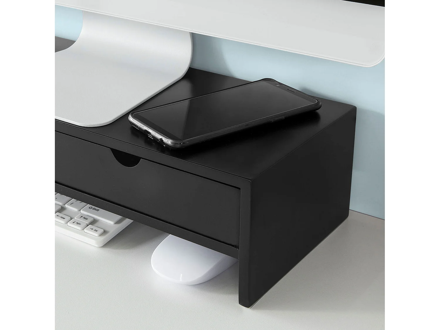 Réhausseur d'écran Support de Moniteur écran Ergonomique Support, BBF02-Sch