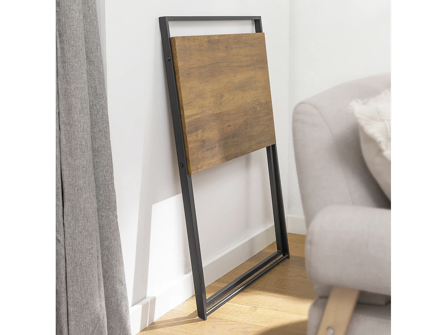 Mesa Escritorio Plegable Mesa Ordenador, Compacto sin ensamblaje Escritorio para Computadora Mesa de Estudio Diseño Industrial FWT88-F SoBuy ES