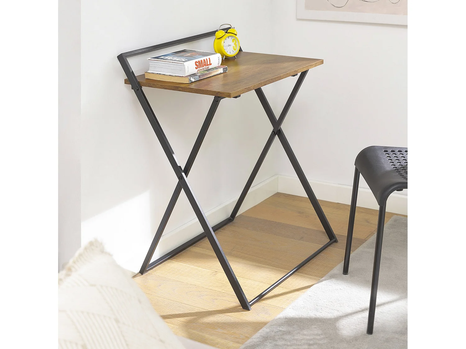 Bureau Pliant pour Petits Espaces, Bureau d'Ordinateur Table d’Etude Bureau Portable,FWT88-F