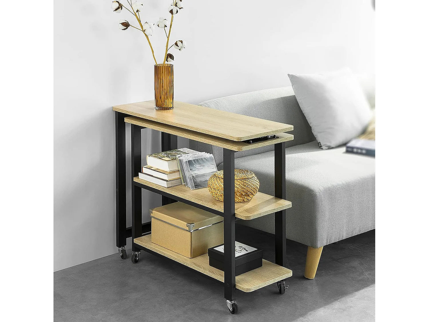 Schreibtisch FWT83-N 133 x 69 x 30 cm Natur