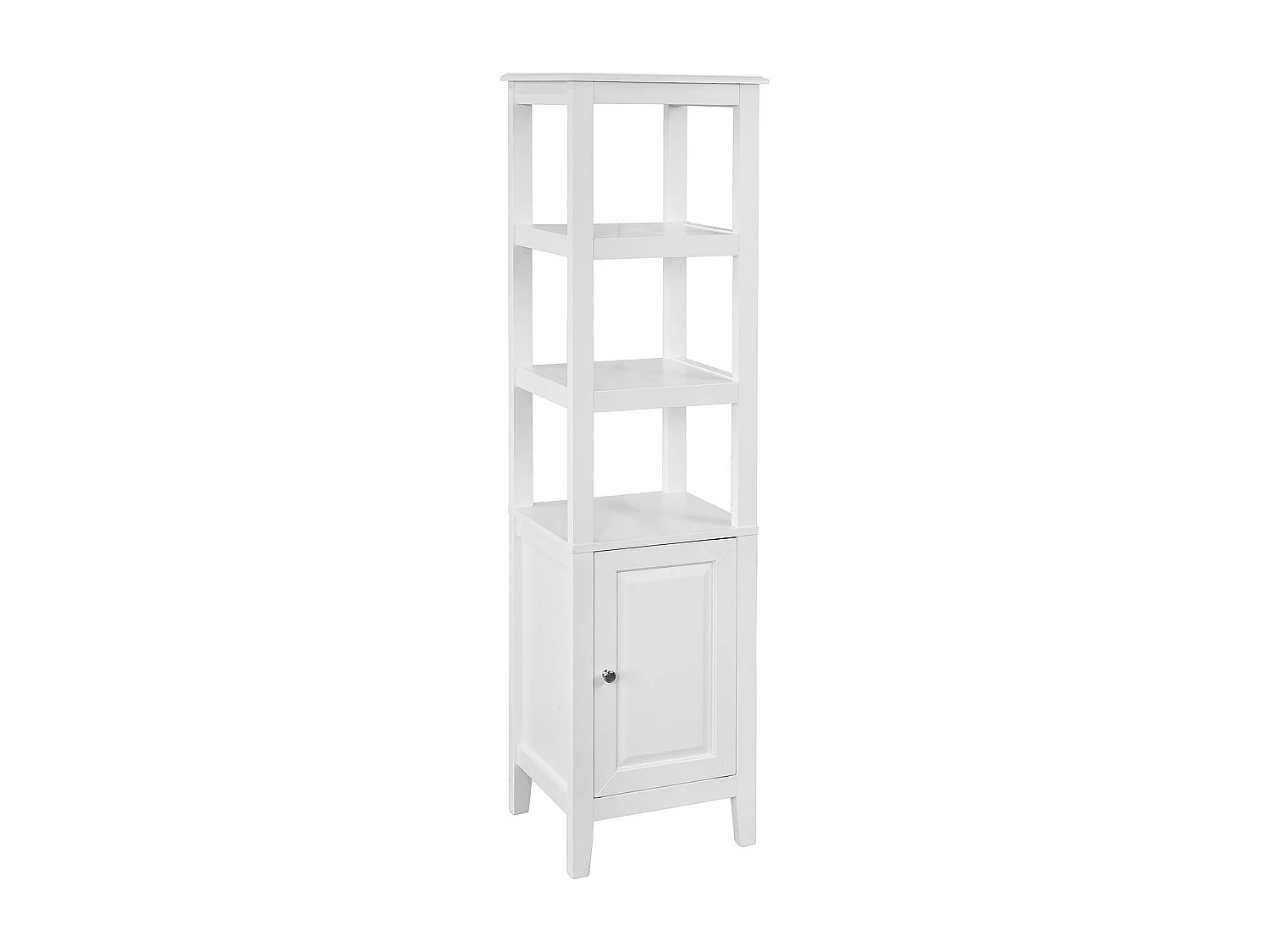Meuble Colonne de Salle de Bain Armoire Toilette haute – Blanc, FRG205-W