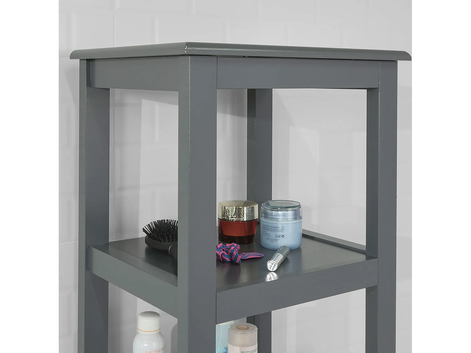 Meuble Colonne de Salle de Bain Armoire Toilette Haute, FRG205-DG