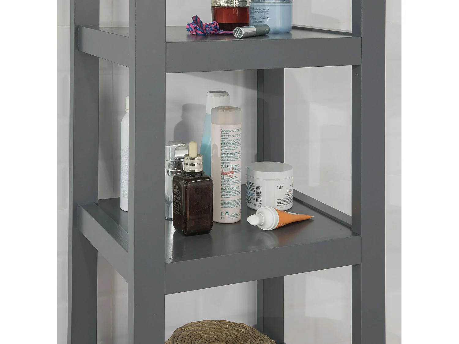 Meuble Colonne de Salle de Bain Armoire Toilette Haute, FRG205-DG