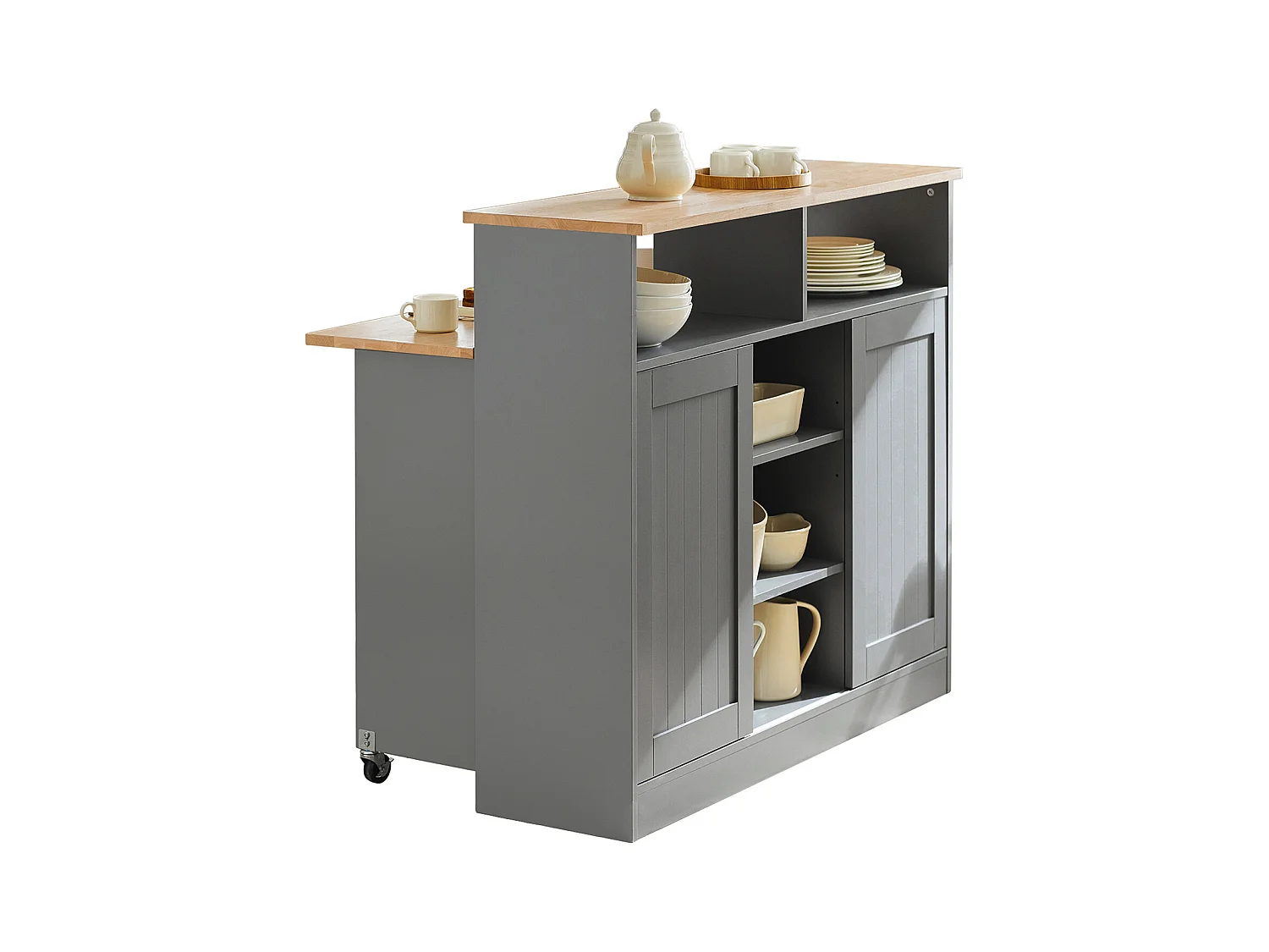 Buffet de Rangement Placard de Cuisine Ilot de Cuisine Armoire de Cuisine, FSB36-HG