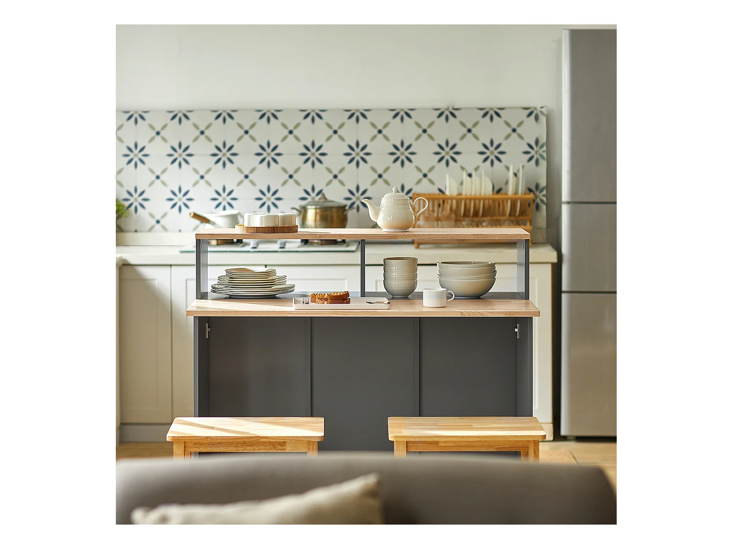 Wyspa kuchenna Kredens na kółkach FSB36-HG