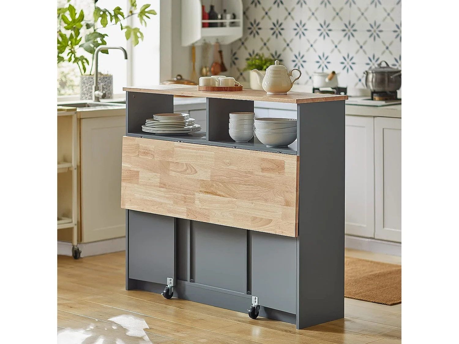 Buffet de Rangement Placard de Cuisine Ilot de Cuisine Armoire de Cuisine, FSB36-HG