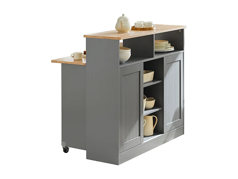 Buffet de Rangement Placard de Cuisine Ilot de Cuisine Armoire de Cuisine, FSB36-HG