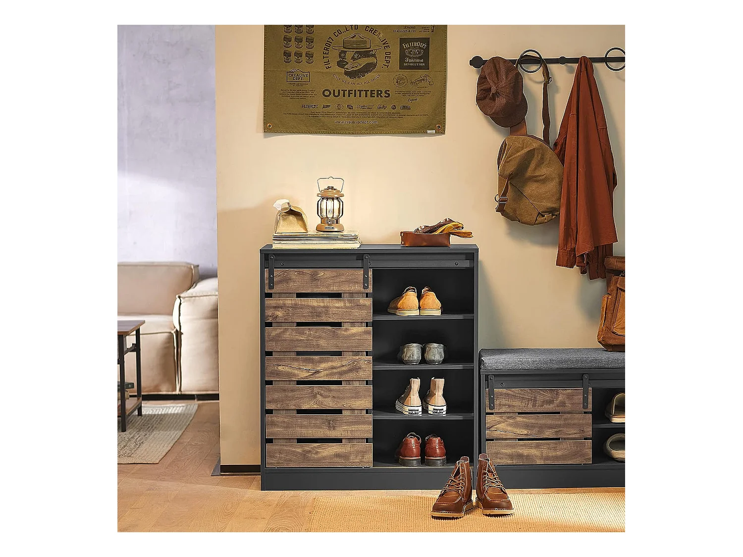 SoBuy armário de corredor, armários de corredor, Armários no corredor FSB65-HG