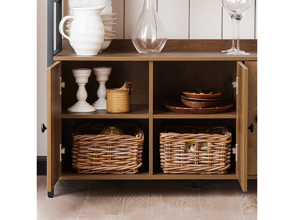 Buffet Meuble de Rangement Armoire Multi-rangements avec 3 Portes, FSB63-PF