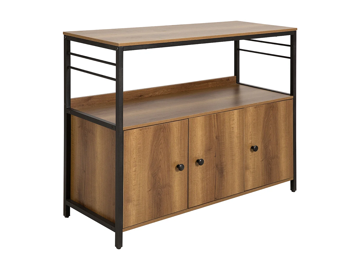 Buffet Meuble de Rangement Armoire Multi-rangements avec 3 Portes, FSB63-PF