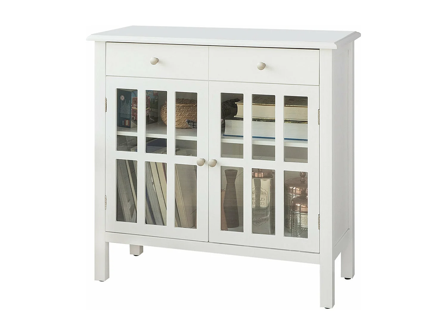 Küchenschrank FSB23-W 80 x 80 x 34 cm Weiß