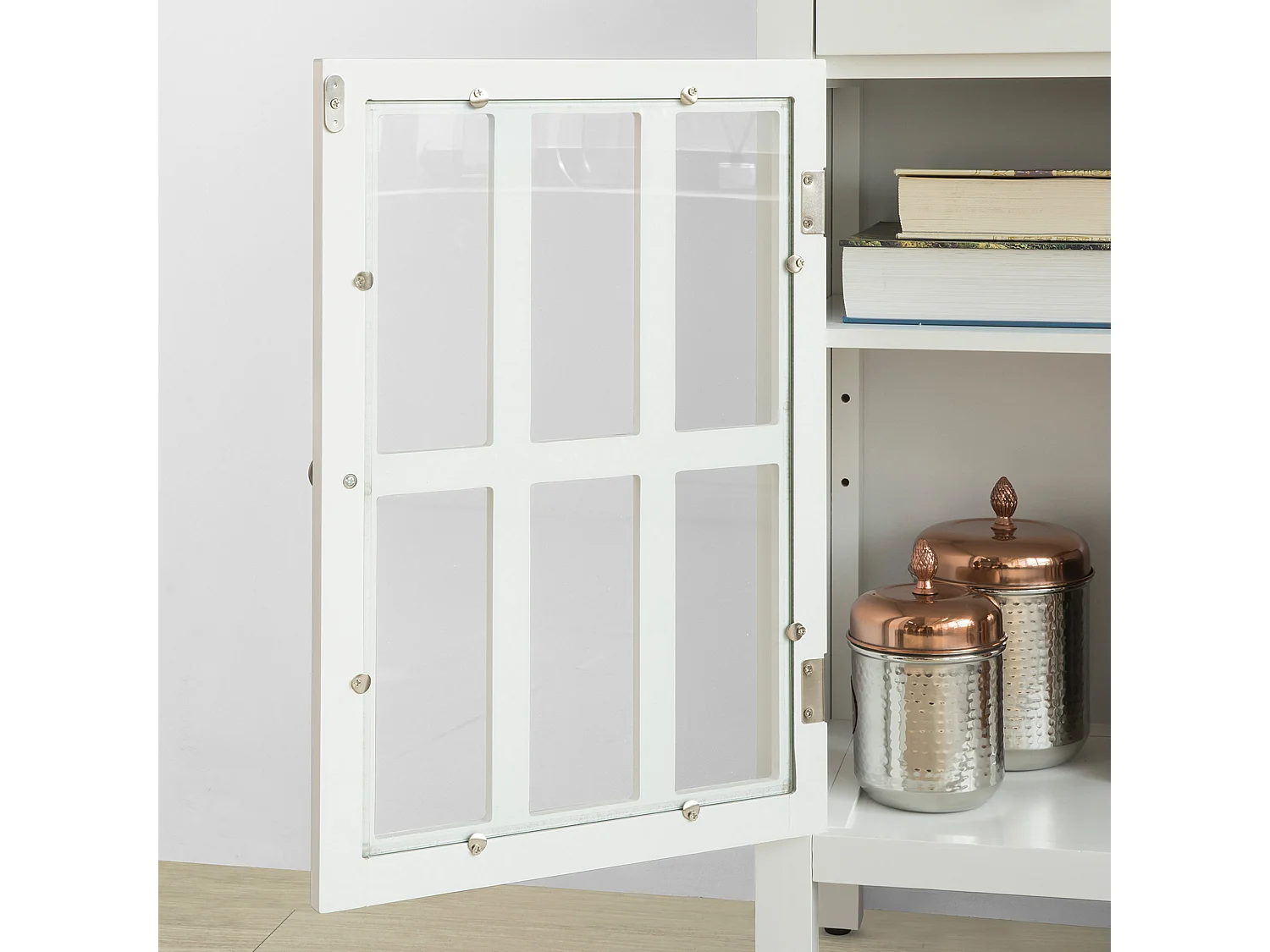 Küchenschrank FSB23-W 80 x 80 x 34 cm Weiß