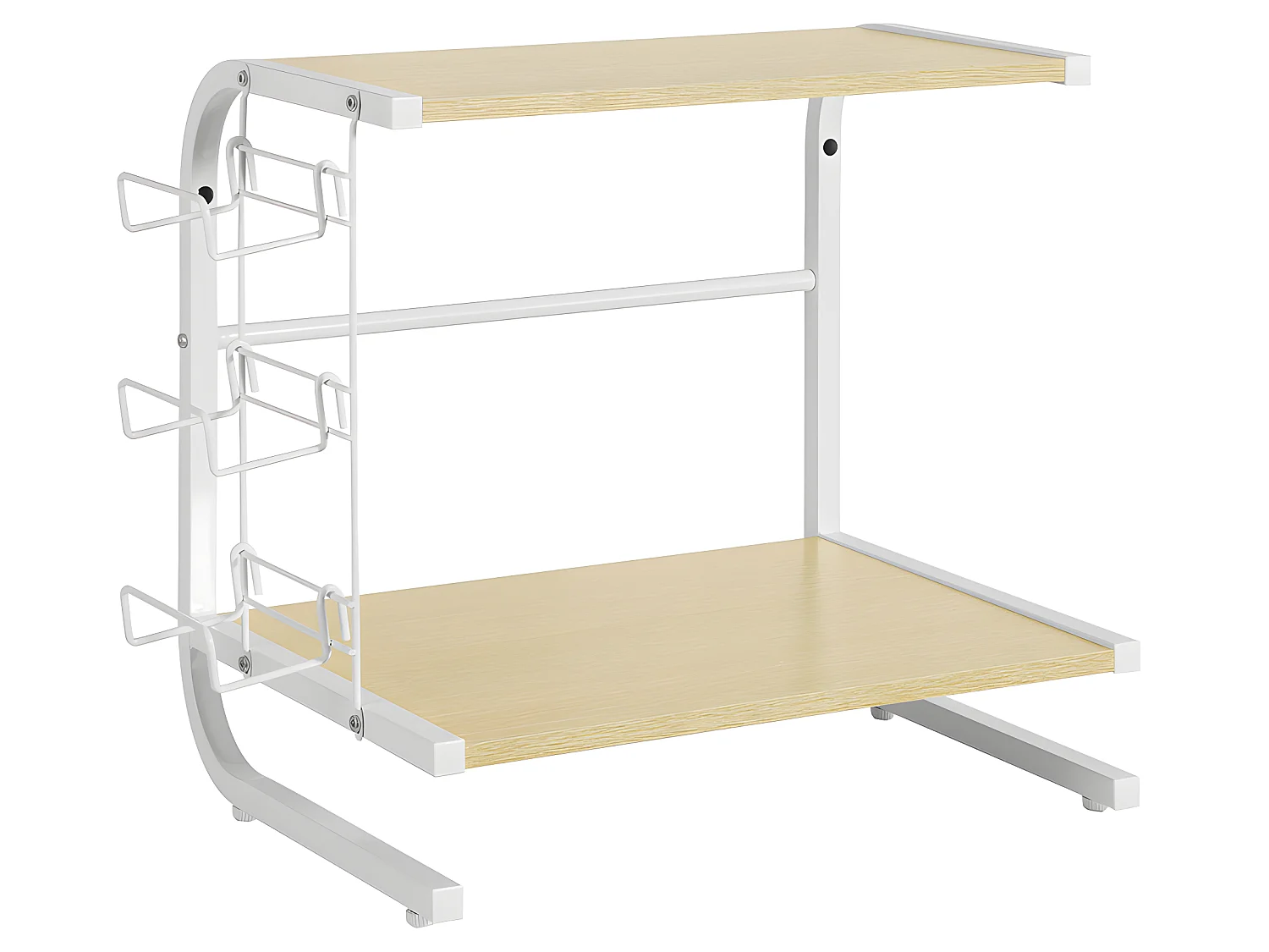 SoBuy FRG092-N Magnetronkast rek voor magnetron keuken minirek oven magnetron meubels opslag keuken serveren