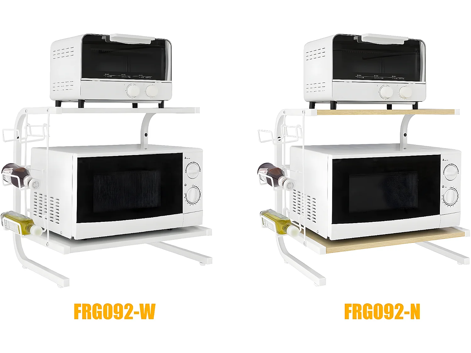 SoBuy FRG092-N Magnetronkast rek voor magnetron keuken minirek oven magnetron meubels opslag keuken serveren