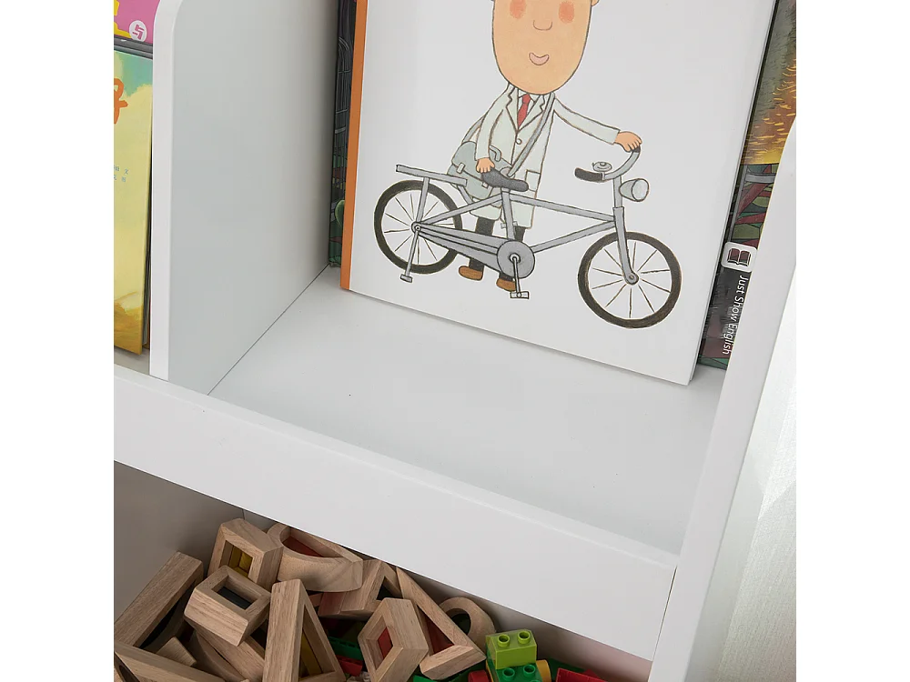SoBuy armário de criança, armário de livros infantis, armário infantil KMB19-W