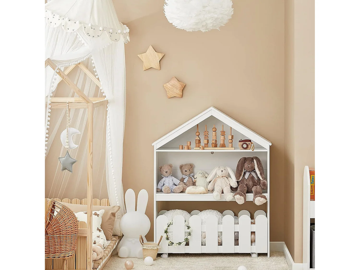 Kinderregal KMB52-W 91 x 114 x 30 cm Weiß