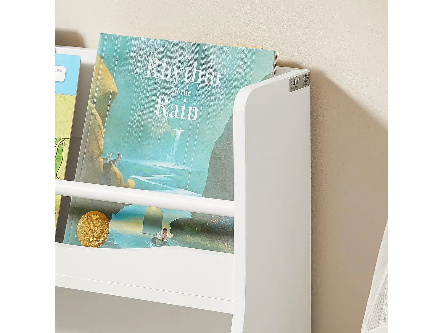 SoBuy armário de criança, armário de livros infantis, armário infantil KMB57-W