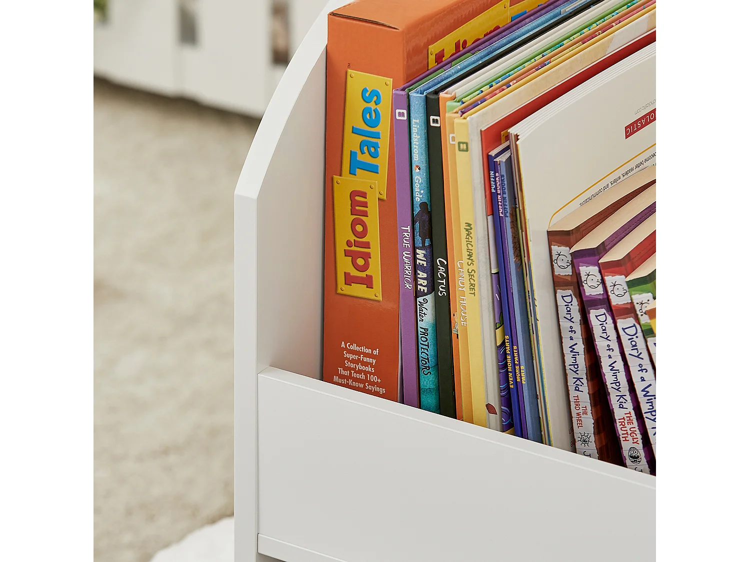 Kinderregal KMB53-W 70 x 78 x 40 cm Weiß