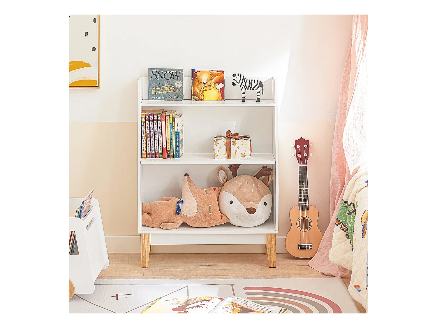 Półka na książki dziecięca KMB47-W