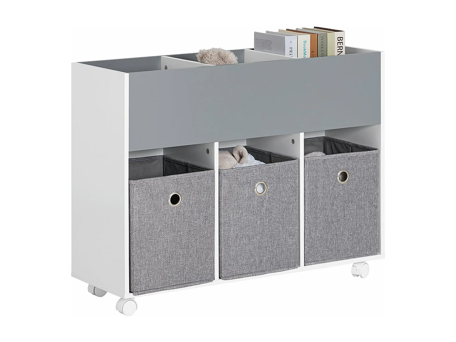 Kinderregal KMB61-HG 90 x 63 x 30 cm Hellgrau