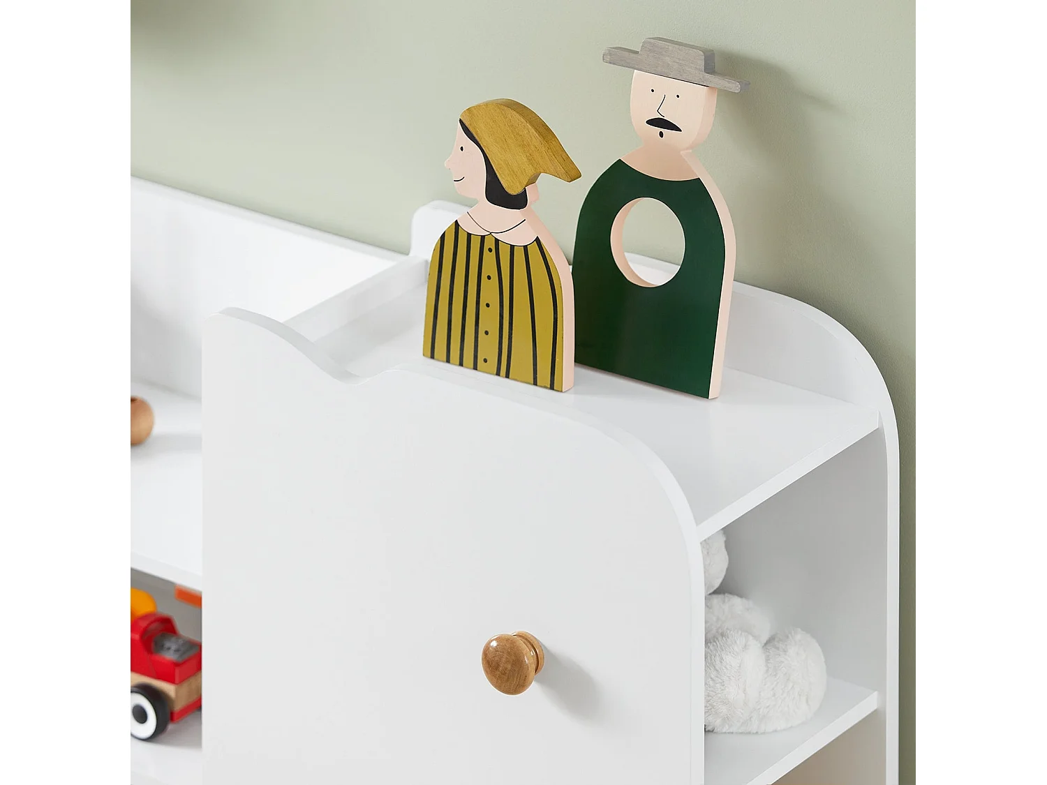 SoBuy armário de criança, armário de livros infantis, armário infantil KMB62-W