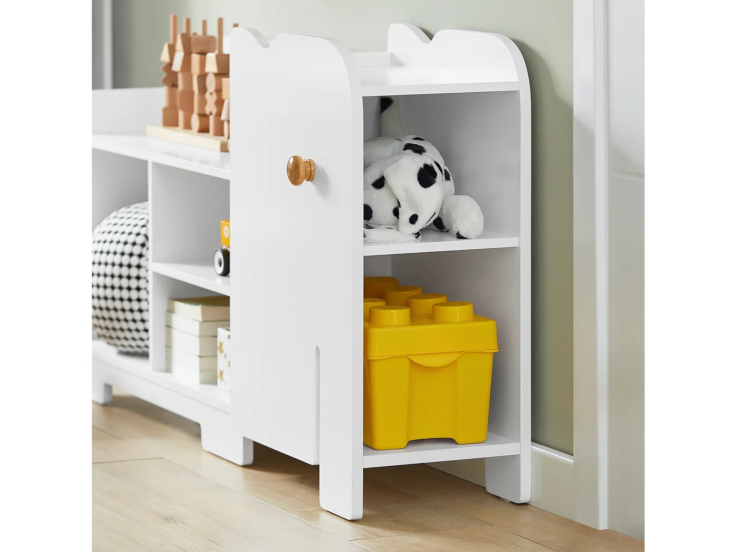 SoBuy armário de criança, armário de livros infantis, armário infantil KMB62-W