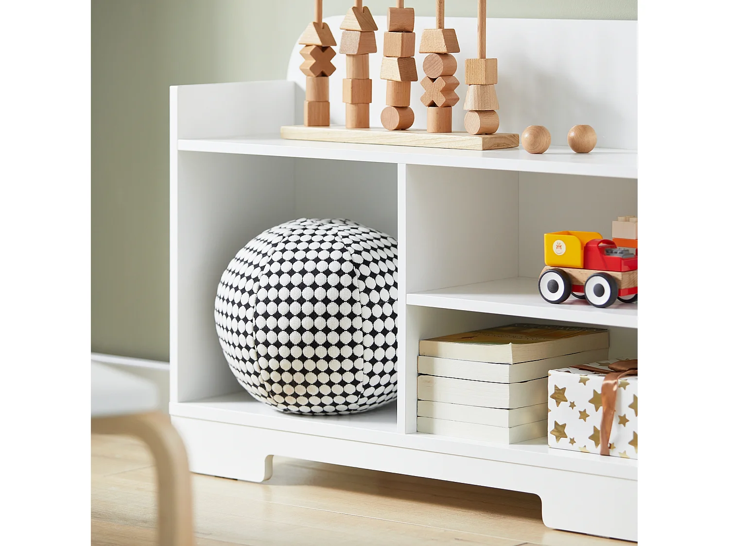 Szafka półka dziecięca na książki zabawki KMB62-W