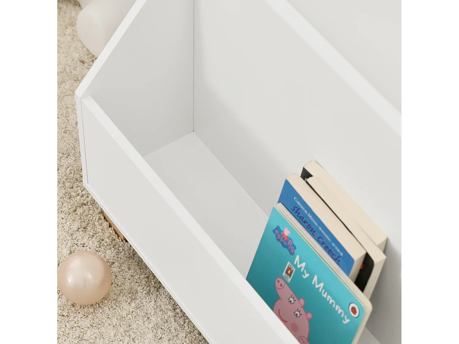 SoBuy armário de criança, armário de livros infantis, armário infantil KMB54-W