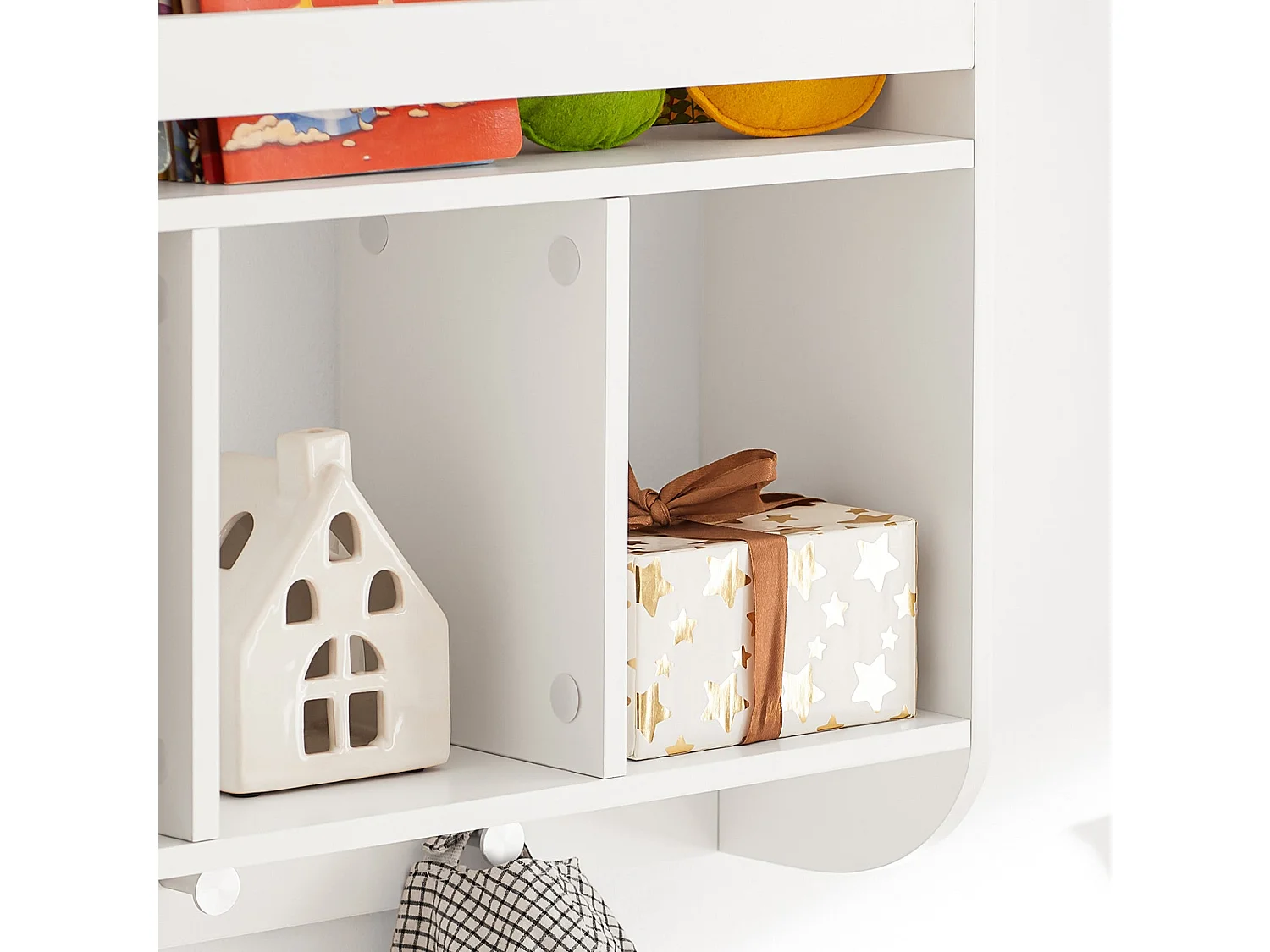 SoBuy armário de criança, armário de livros infantis, armário infantil KMB46-W