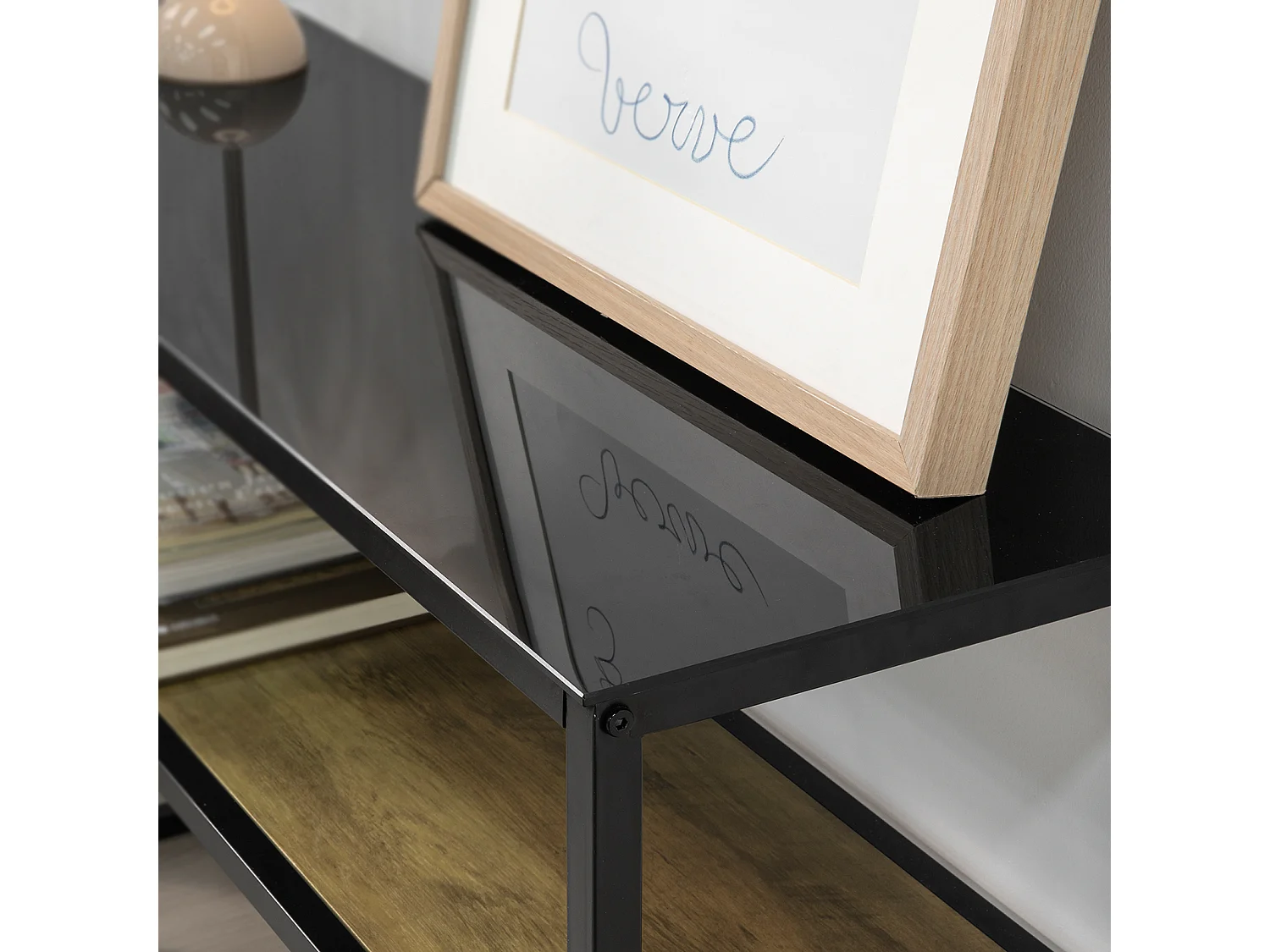 SoBuy Complexo de console, consola, Consola de entrada FSB43-SCH