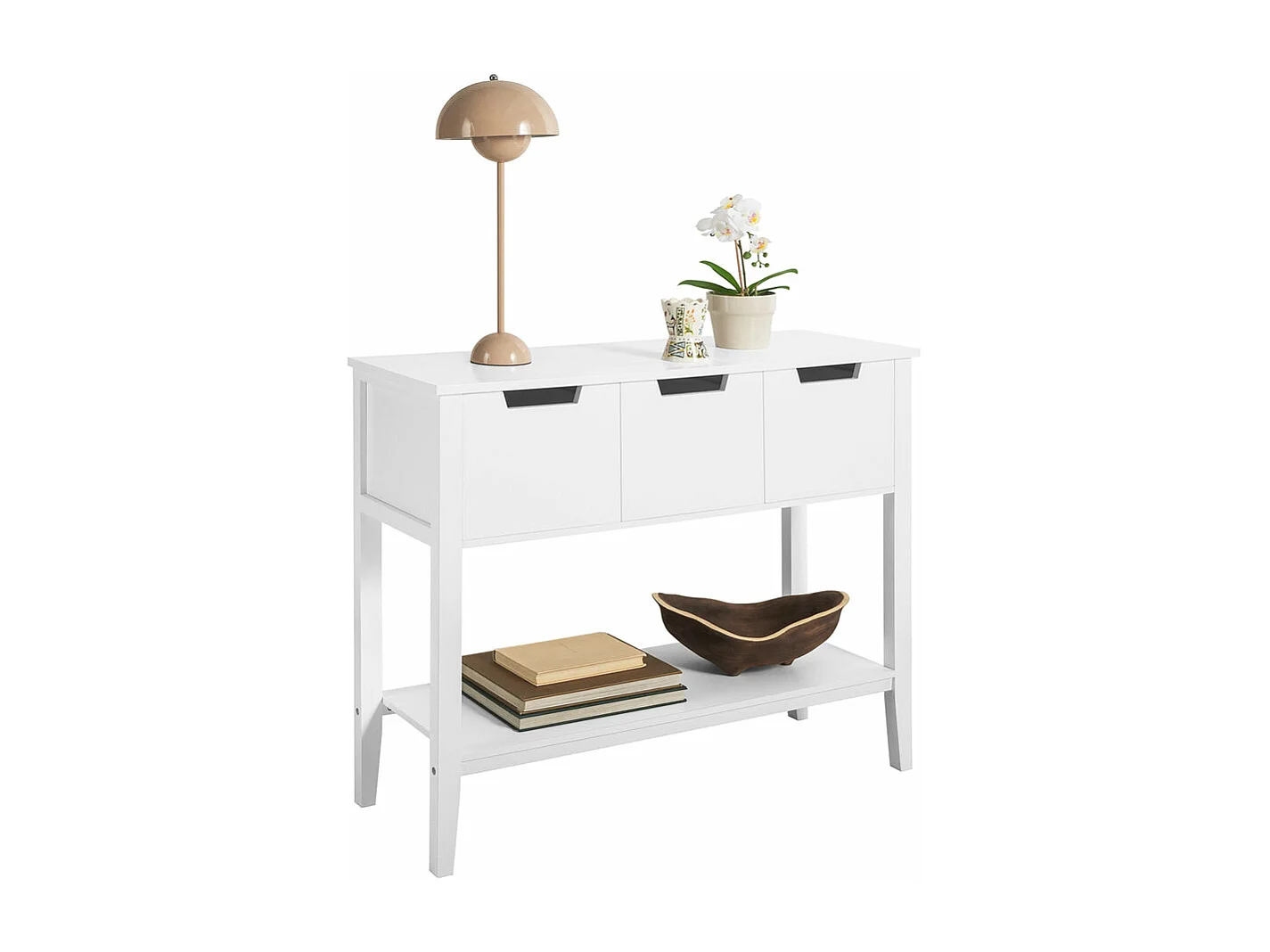 Konsolentisch FSB51-W 93 x 79 x 33 cm Weiß