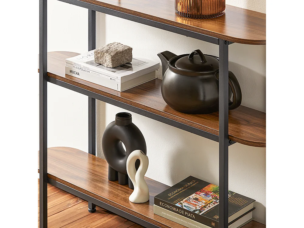 Konsolentisch FSB67-WS 110 x 86 x 25 cm Braun