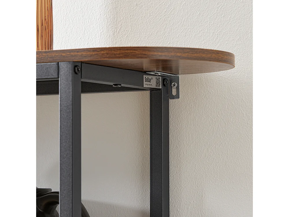 Konsolentisch FSB67-WS 110 x 86 x 25 cm Braun