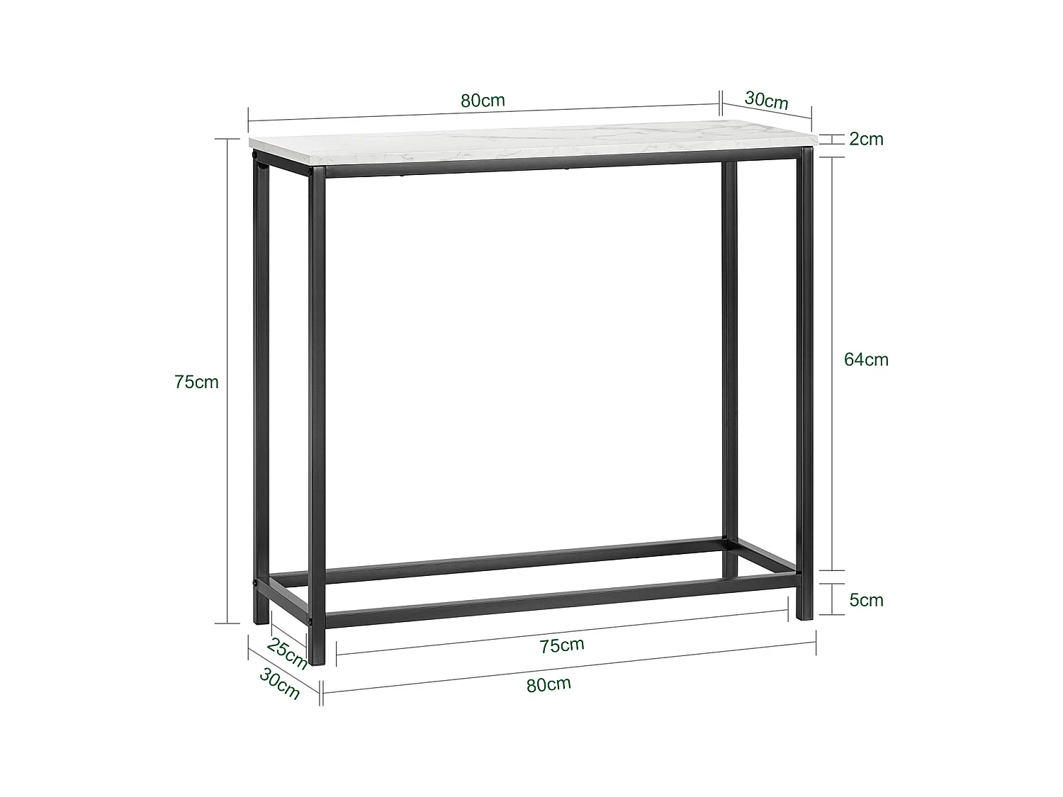 Stolik boczny, konsola FSB29-SCH
