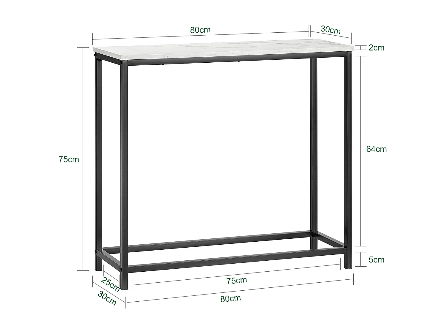 Stolik boczny, konsola FSB29-SCH