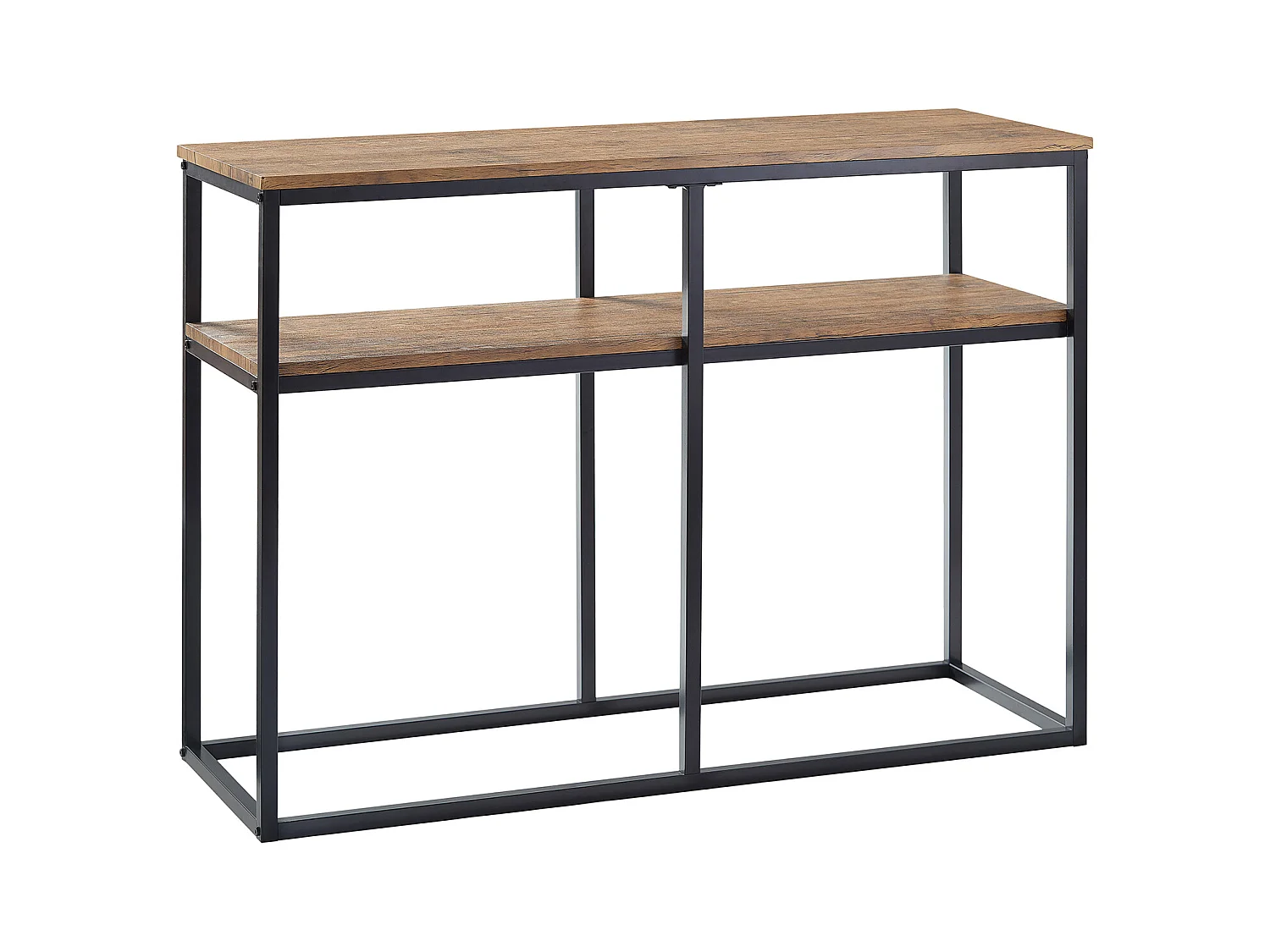 SoBuy FSB42-Q Consoletafel End of Sofa Sideboard Side Table met 2 opbergplanken