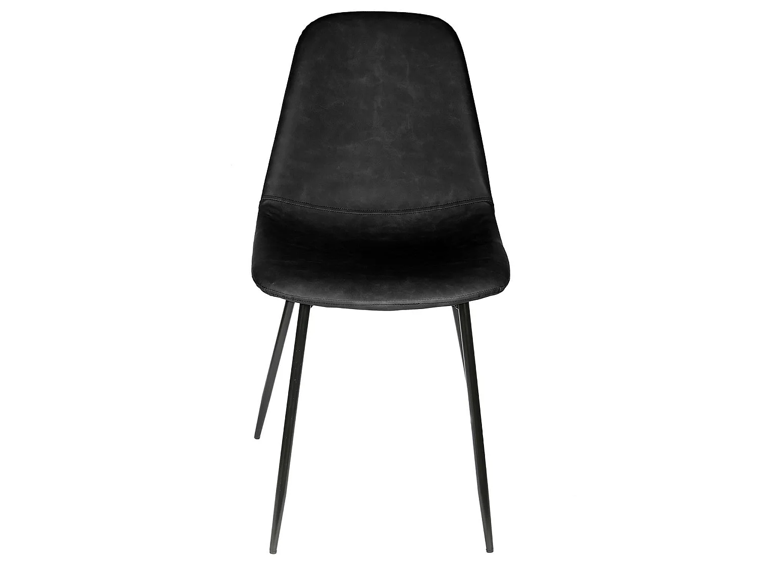Lot de 4 Chaises Design "Amber" 86cm Noir