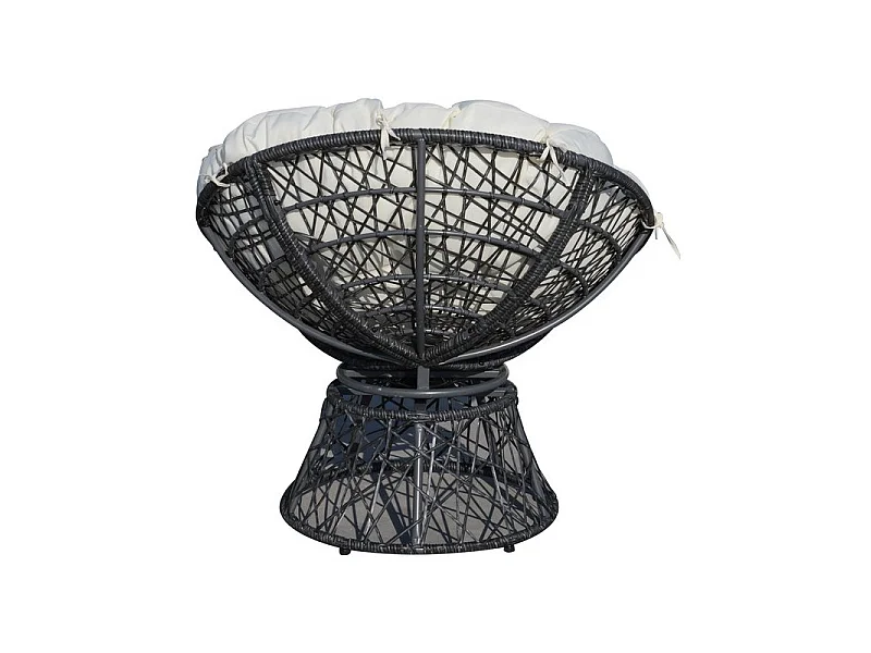 Fauteuil papasan Blanchefleur couleur crème