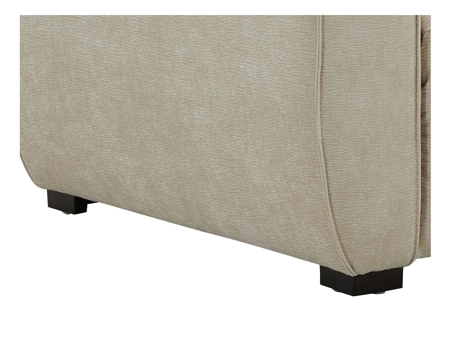 Fauteuil relax électrique en tissu beige LAGUNDI