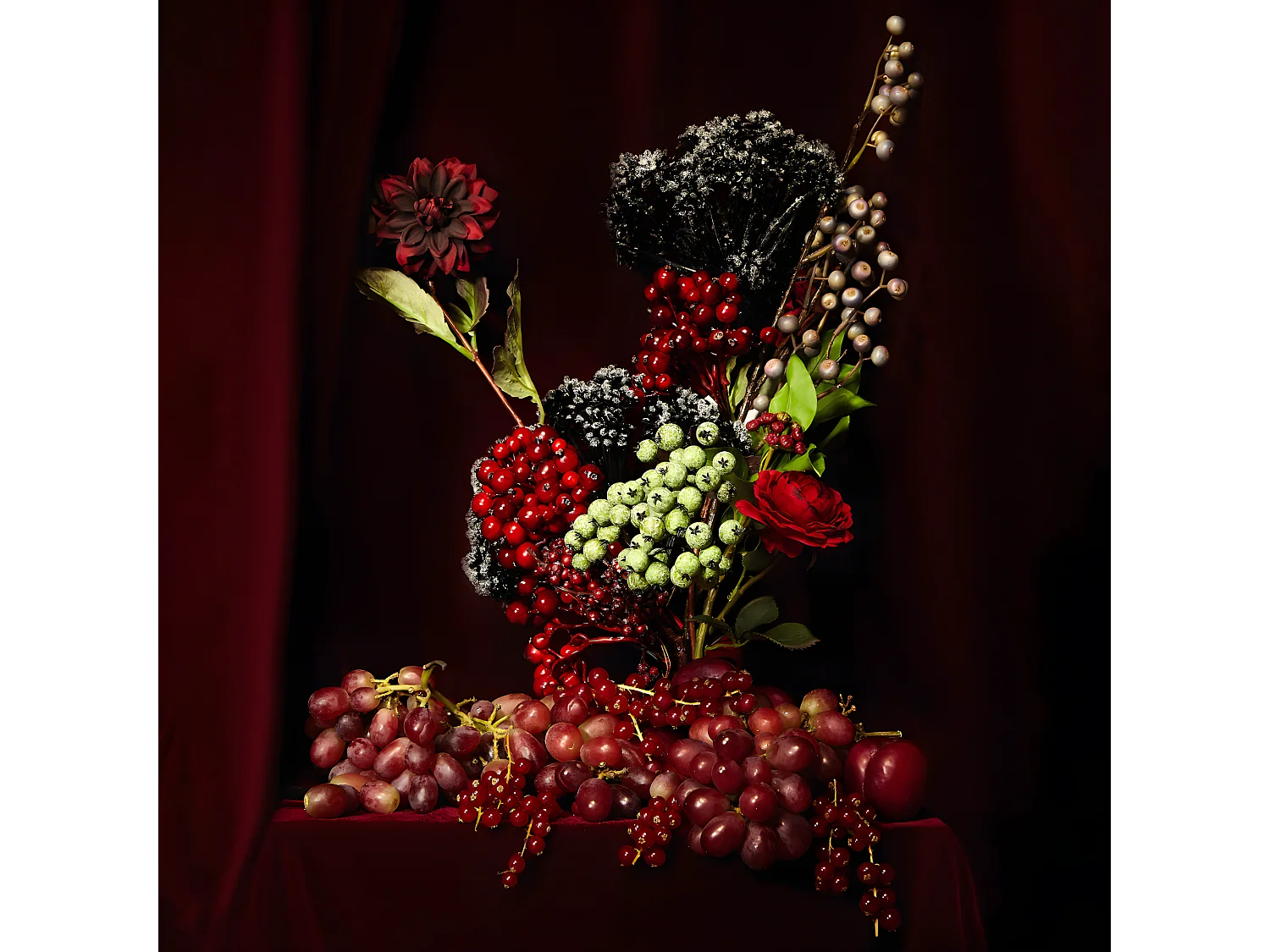 Tige d'Angélique Pailletée - Noir