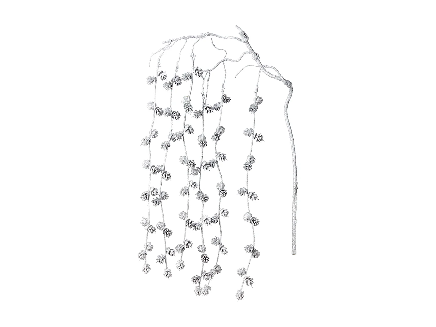 Branche de Pin Pailletée Eva Noël - Doré / 104 cm