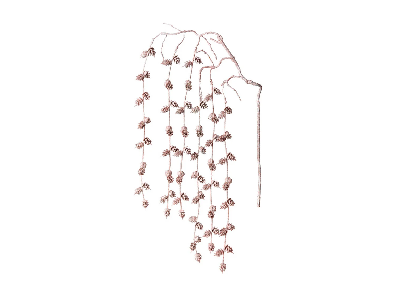 Branche de Pin Pailletée Eva Noël - Doré / 104 cm