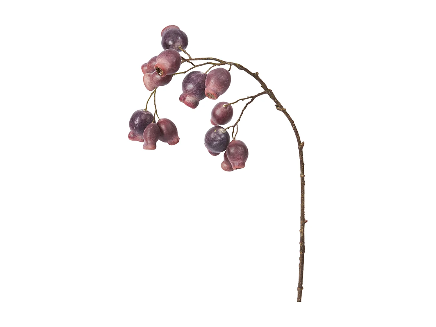 Branche Églantier - Orange / 64 cm