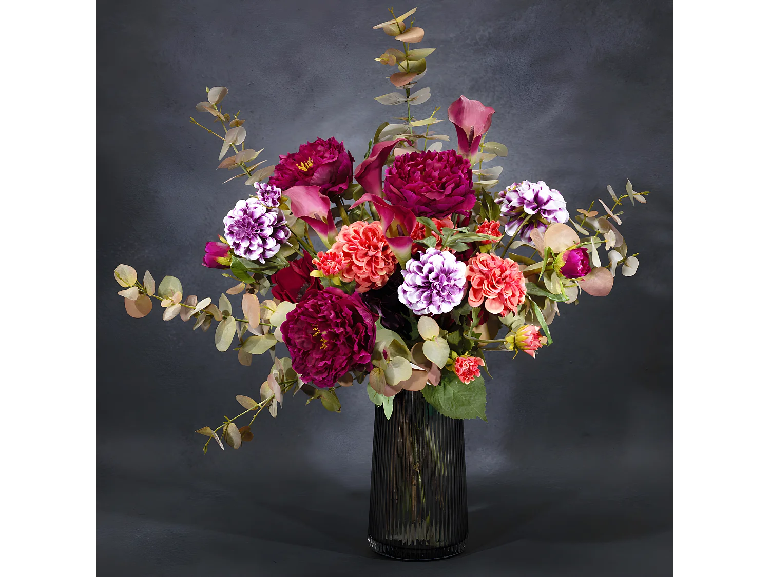 Tige de Dahlia Andreas - Jaune / 50 cm